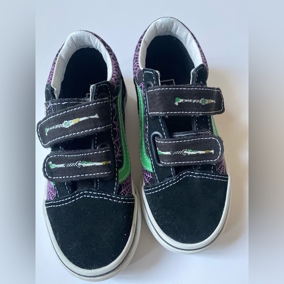 Vans Halloween spider web low top sneakers kids 11 - Picture 3 of 7